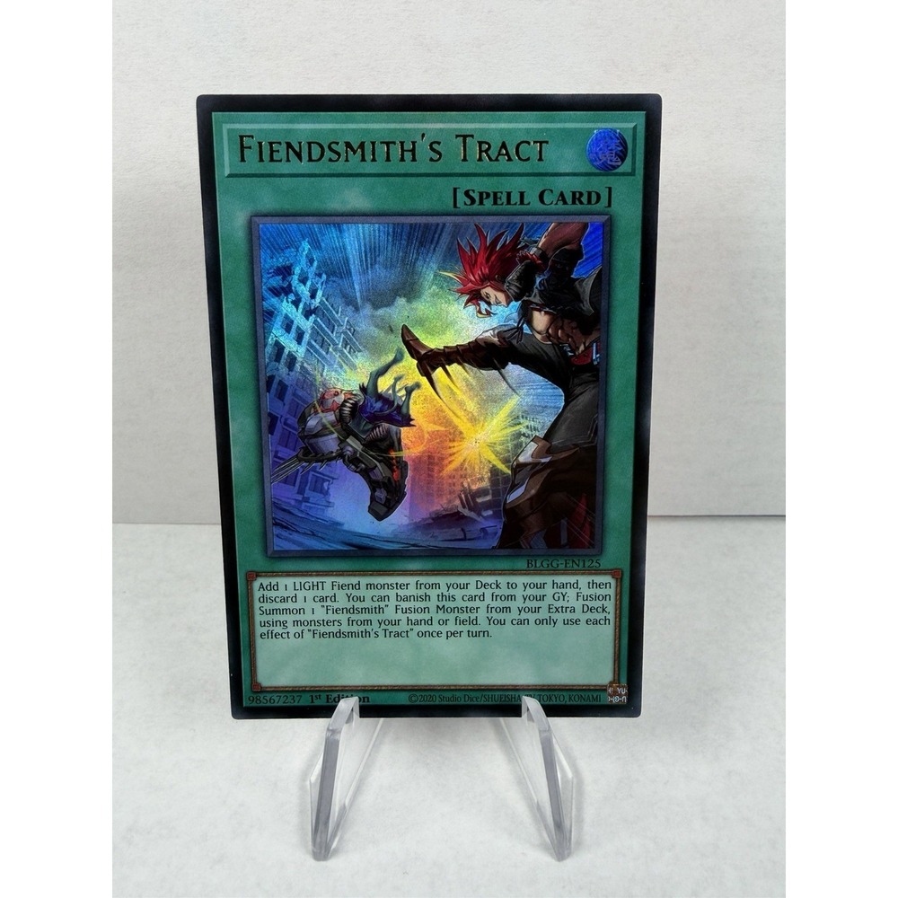 Fiendsmith's Tract BLGG-EN125 Ultra Rare Yugioh Glorious Gallery 1st Edition